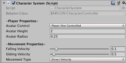 Character Controller Component