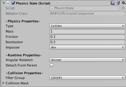 Physics State Component