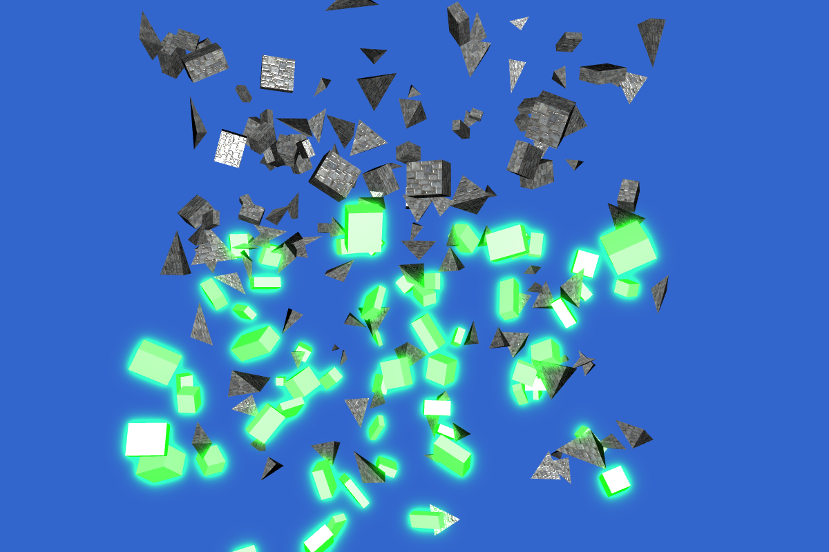 Solid Particle System Materials
