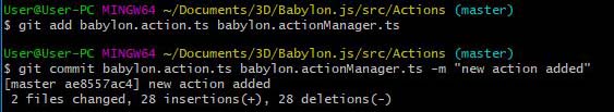 Commit top Folder