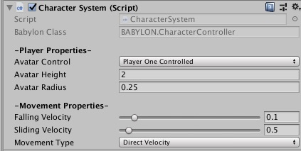 Character Controller Component