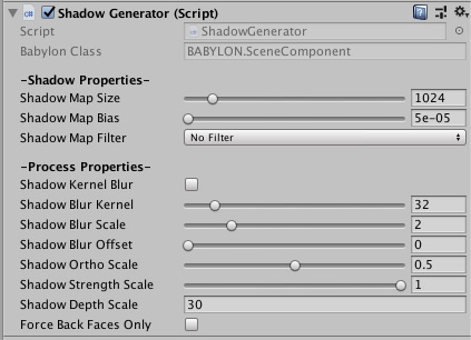 Shadow Map Component