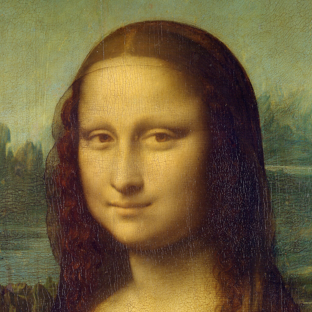 Mona Lisa's head