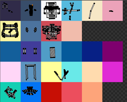 character palette