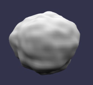 Using noise pattern to generate a sphere