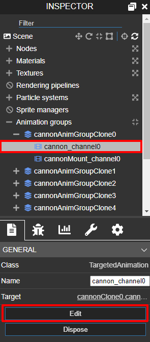Loading animation from an existing animation.