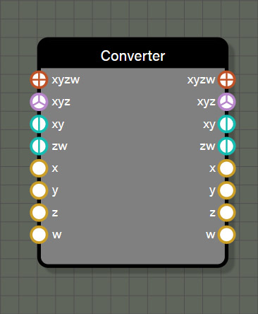Vector converter node