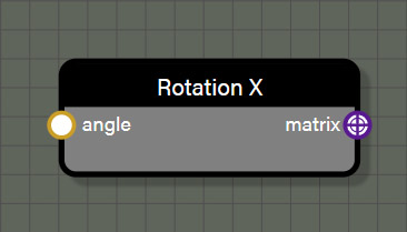 Rotation X node