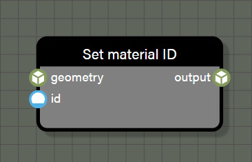 Set Material ID node