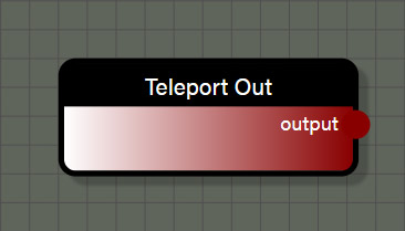 Teleport out node